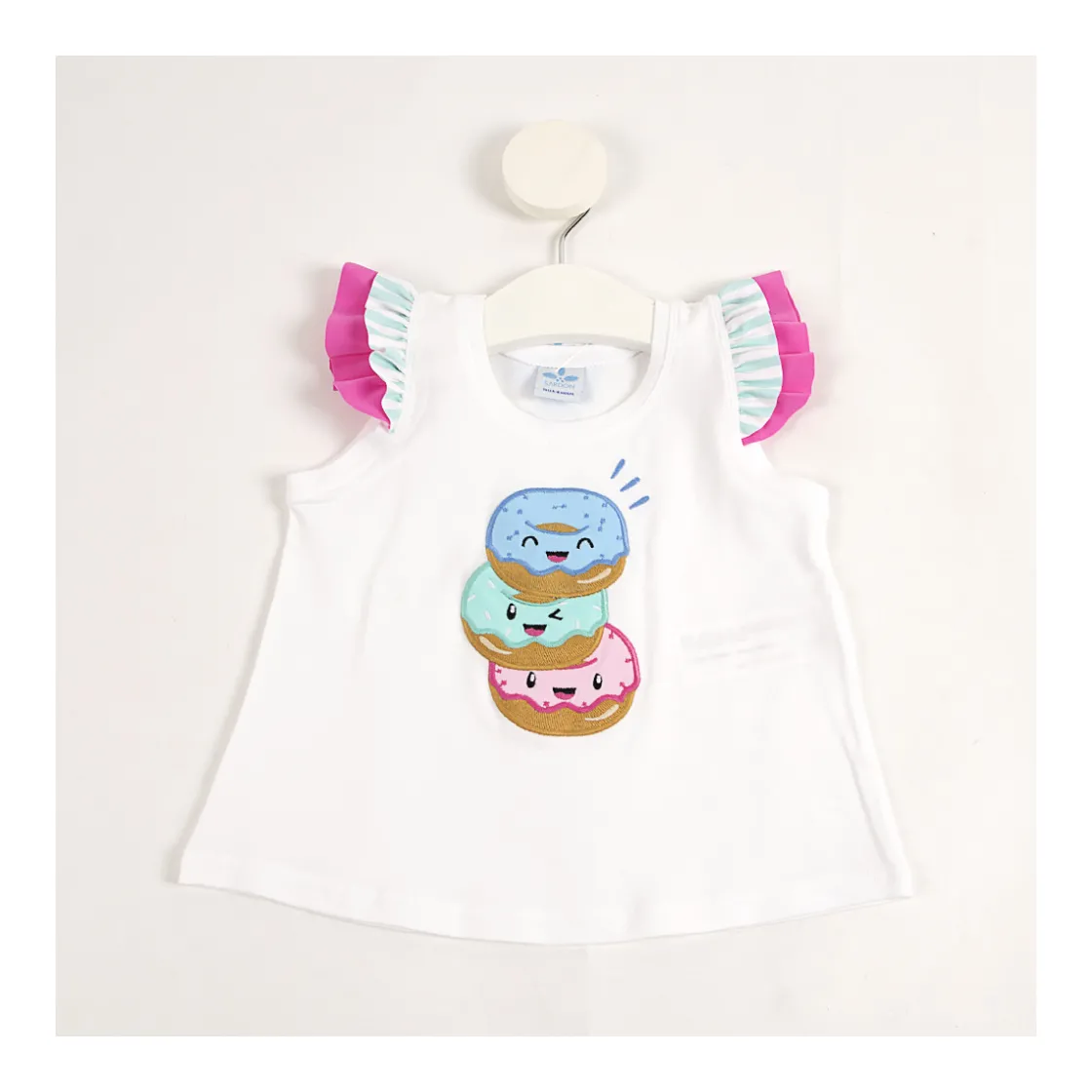 camiseta__bebe_donuts_bay_0.webp Sale Camiseta bebe donuts Camisas, Camisetas Y Polos