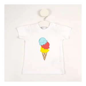 Hot Camiseta manga corta bebe helado Camisas, Camisetas Y Polos