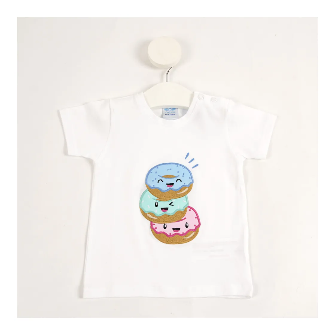 camiseta_manga_corta_bebe_0.webp Hot Camiseta manga corta bebe donuts Camisas, Camisetas Y Polos
