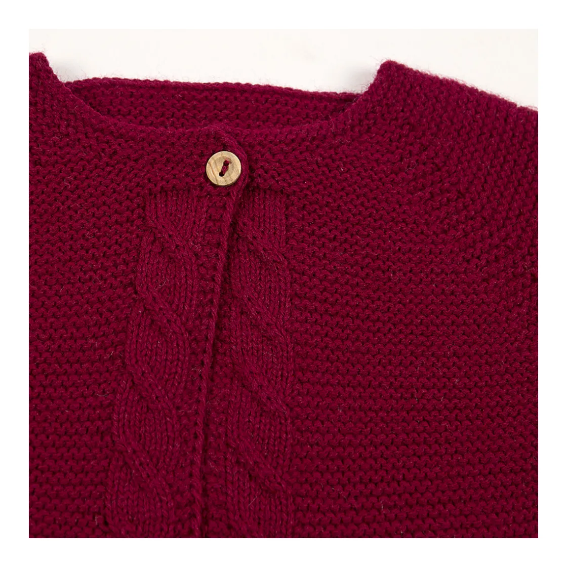 chaqueta_bebe_punto_bobo__2.webp Outlet Chaqueta bebe punto bobo larga Chaquetas Y Jerseys