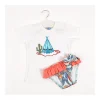 Best Conjunto baño culetin plumas Bañadores