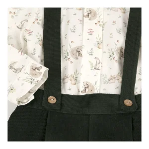 Best Conjunto camisa forest y peto micropana Pololos Y Ranitas
