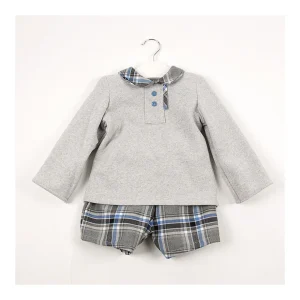 Online Conjunto jersey y pantalon cuadros Pololos Y Ranitas