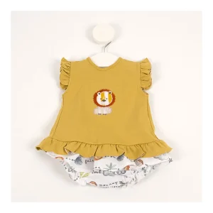 Clearance Conjunto niña braguita leon Pololos Y Ranitas