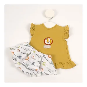 Clearance Conjunto niña braguita leon Pololos Y Ranitas