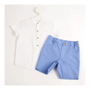 Fashion Conjunto pantalon bermuda Levante Bautizo, Ceremonia Y Comunión
