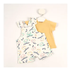 Online Conjunto peto Orange Pololos Y Ranitas