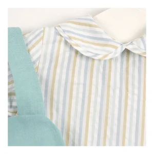 Online Conjunto ranita con blusa rayas Pololos Y Ranitas