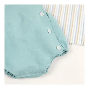 Online Conjunto ranita con blusa rayas Pololos Y Ranitas