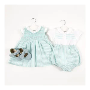 Clearance Conjunto ranita y blusa Smock Pololos Y Ranitas