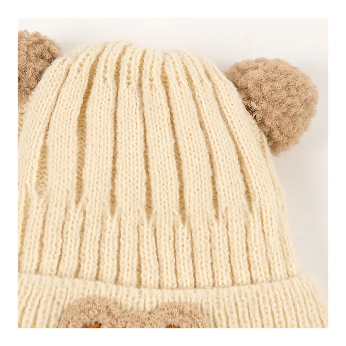 gorro_dos_pompones_bebe_o_2.webp Sale Gorro dos pompones bebe Oso Manoplas Y Gorros
