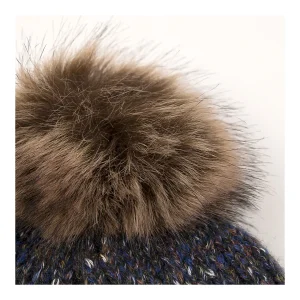 Clearance Gorro forrado pompom pelo Manoplas Y Gorros