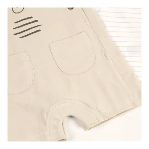 Online Peto camiseta rayas QUITAR TALLA 1 MES Conjuntos