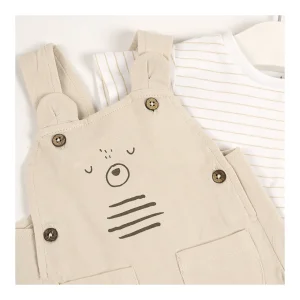 Online Peto camiseta rayas QUITAR TALLA 1 MES Conjuntos