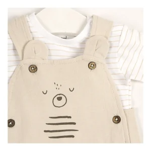 Online Peto camiseta rayas QUITAR TALLA 1 MES Conjuntos