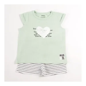 New Pijama corto 2p Corazón Pijamas
