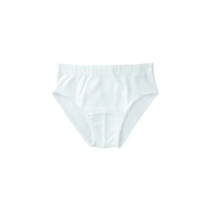 Hot Slip niño liso algodón blanco Ropa Interior