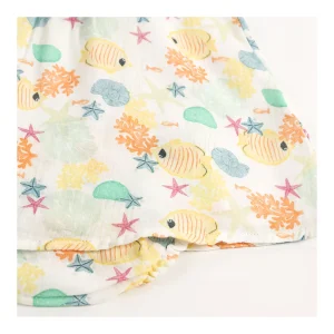 Hot Vestido braguita estampada peces Jesusitos