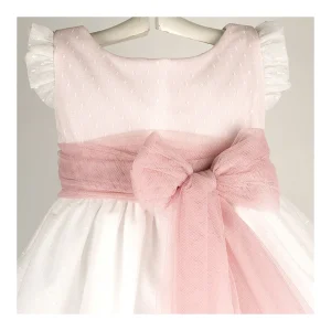 Sale Vestido tul topo cintura Bautizo, Ceremonia Y Comunión