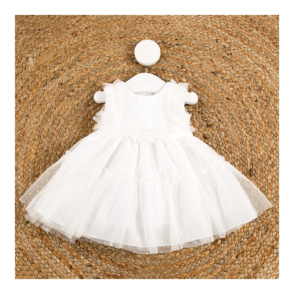 vestido_volante_bodoques__0.webp Clearance Vestido volante bodoques Bautizo, Ceremonia Y Comunión