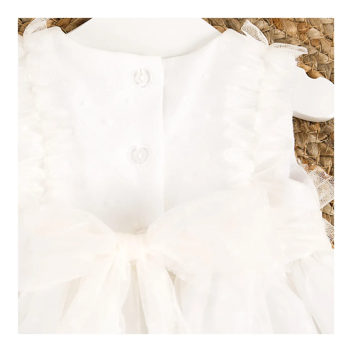 vestido_volante_bodoques__5.webp Clearance Vestido volante bodoques Bautizo, Ceremonia Y Comunión